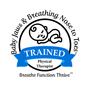 Baby Jaws and Breathing Nose to Toes Physical Therapist Badge